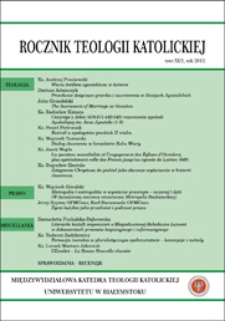Rocznik Teologii Katolickiej 2012, T. 11 /2