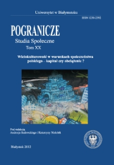 Pogranicze : studia społeczne. T. 20