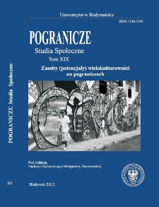 Pogranicze : studia społeczne. T. 19