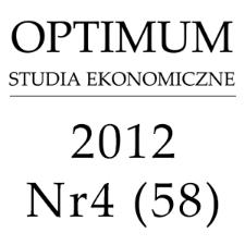 Optimum : studia ekonomiczne nr 4 (58)