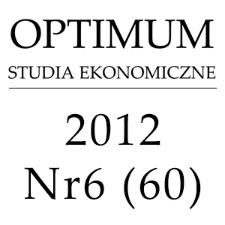 Optimum : studia ekonomiczne nr 6 (60)