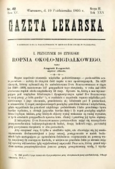 Gazeta Lekarska 1895 R.30, t.15, nr 42
