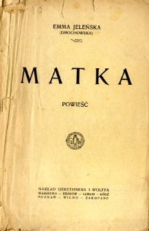 Matka : powieść