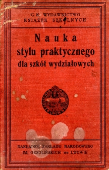 Nauka stylu praktycznego dla szkół wydziałowych