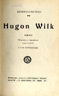 Hugon Wilk : powieść