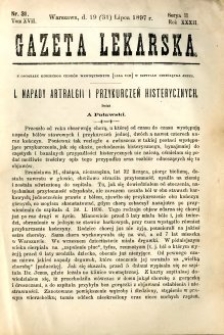 Gazeta Lekarska 1897 R.32, t.17, nr 31