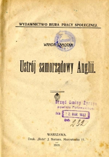Ustrój samorządowy Anglii