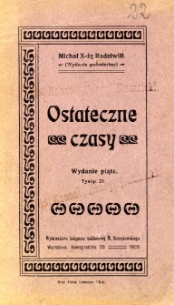 Ostateczne czasy