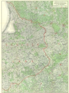 RAVENSTEINS KRIEGSKARTE No 6 : RUSSISCHES GRENZGEBIET gegen OST-PREUSSEN