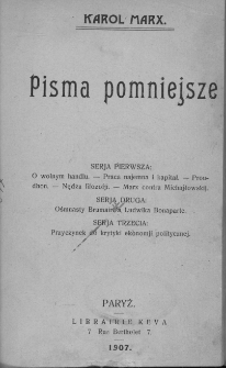 Pisma pomniejsze. Cz. 1-3