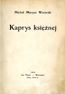 Kaprys księżnej