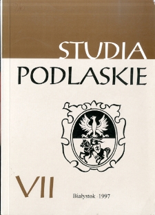 Studia Podlaskie. T. 7