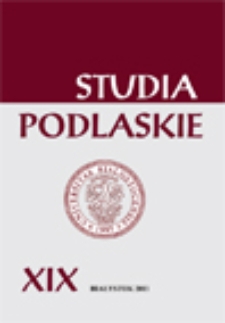 Studia Podlaskie. T. 19