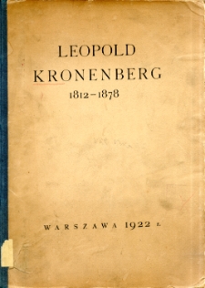 Leopold Kronenberg 1812-1878