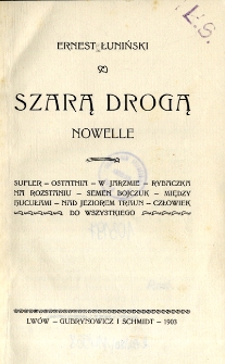 Szarą drogą : nowelle