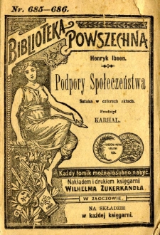 Podpory społeczeństwa : sztuka w czterech aktach