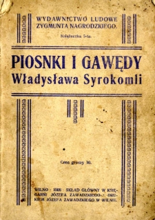 Piosnki i gawędy Władysława Syrokomli