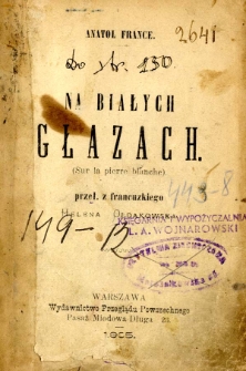 Na białych głazach