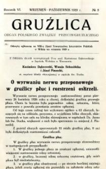Gruźlica 1929 R.4 nr 5