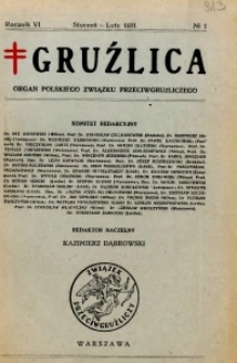 Gruźlica 1931 R.6 nr 1