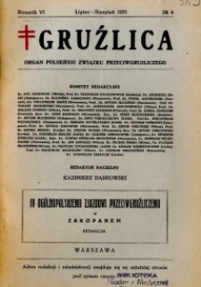 Gruźlica 1931 R.6 nr 4