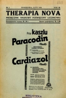 Therapia Nova 1931 R.3 nr 5