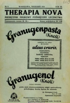 Therapia Nova 1931 R.3 nr 9