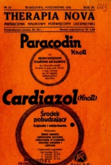 Therapia Nova 1932 R.4 nr 10