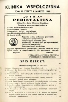 Klinika Współczesna 1935 R.3 nr 3
