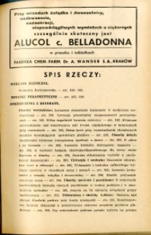 Klinika Wsp&oacute;łczesna 1937 R.5 nr 4