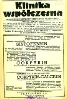 Klinika Wsp&oacute;łczesna 1938 R.6 nr 11