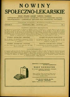 Nowiny Społeczno-Lekarskie 1928 R.2 nr 21