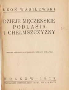 Dzieje męczeńskie Podlasia i Chełmszczyzny