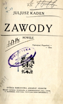 Zawody : nowele