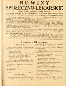 Nowiny Społeczno-Lekarskie 1930 R.4 nr 5