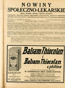 Nowiny Społeczno-Lekarskie 1930 R.4 nr 12