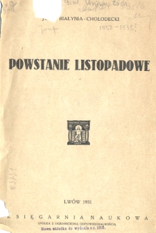 Powstanie listopadowe