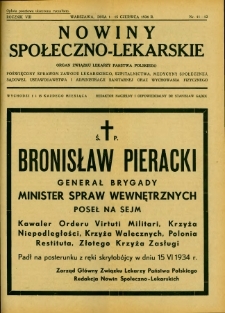 Nowiny Społeczno-Lekarskie 1934 R.8 nr 11-12