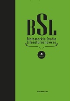 Białostockie Studia Literaturoznawcze 2013 nr 4