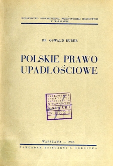 Polskie prawo upadłościowe
