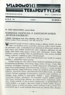 Wiadomości Terapeutyczne 1934 R.6 nr 3