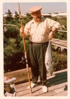 Człowiek Pogranicza 2006 - Bohdan Osadczuk na rybach. „Kolekcja fotografii dokumentalnej – Ukraina”. [Dokument ikonograficzny]