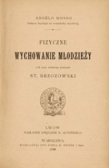 Fizyczne wychowanie młodzieży