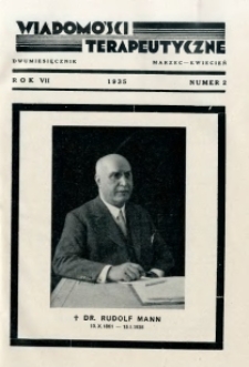 Wiadomości Terapeutyczne 1935 R.7 nr 2