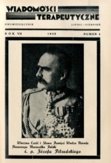 Wiadomości Terapeutyczne 1935 R.7 nr 4