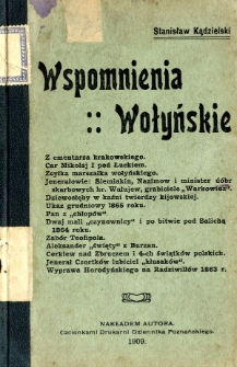 Wspomnienia wołyńskie