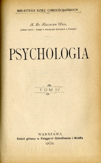 Psychologia. T. 4