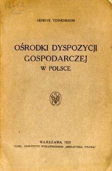 Ośrodki dyspozycji gospodarczej w Polsce