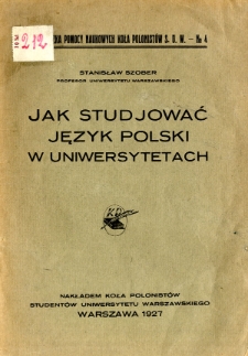 Jak studiować język polski w uniwersytetach