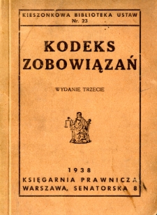 Kodeks zobowiązań